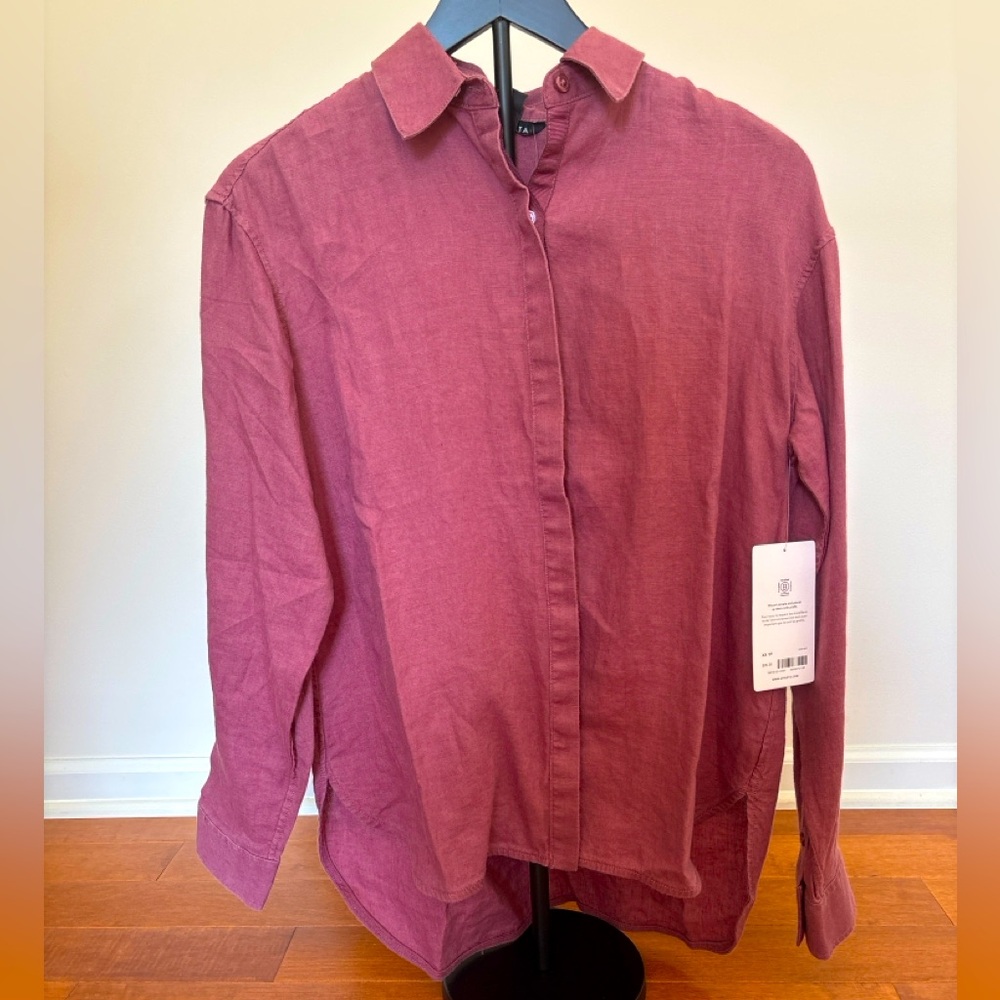 Athleta Oversized‎ Button-Down Shirt | BNWT | Size XS